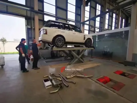 Выхлопная система с заслонками для Land Rover RANGE ROVER L322 2010 5.0T
