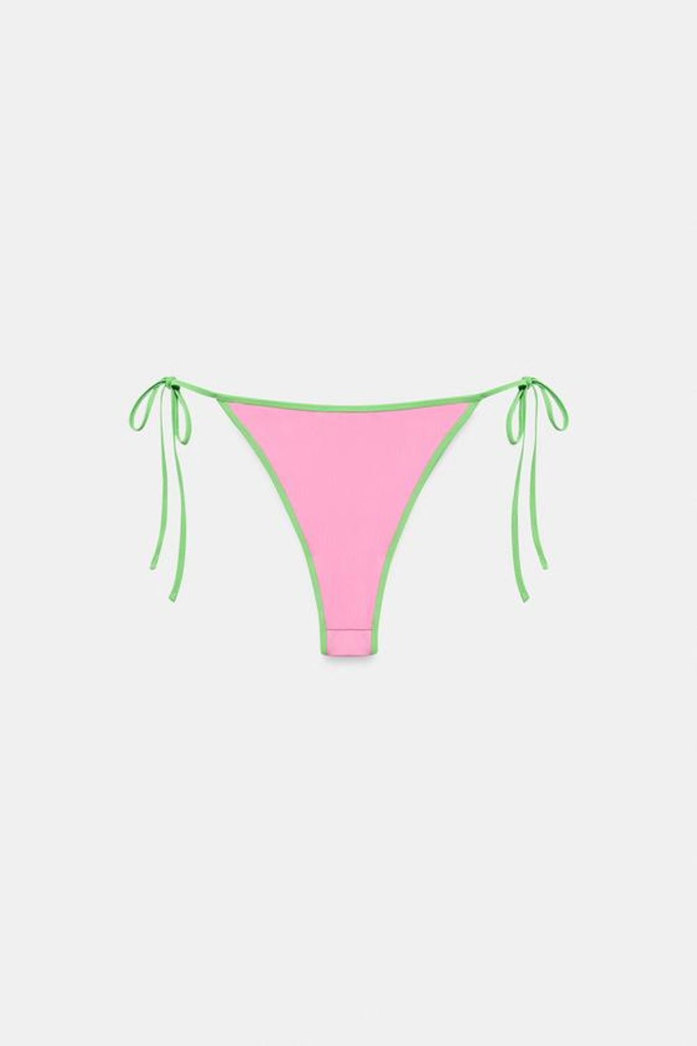 ZARA КОНТРАСТНЫЕ ПЛАВКИ-БИКИНИ, РОЗОВЫЙ