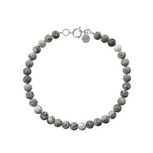 Колье Marble из бусин камня