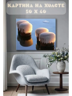 Картина на стену 40 X 50 Льдины