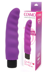 Вибромассажер волнообразный с изогнутой головкой Cosmo Lady's Dream, (14 см) (Цвет: фиолетовый)
