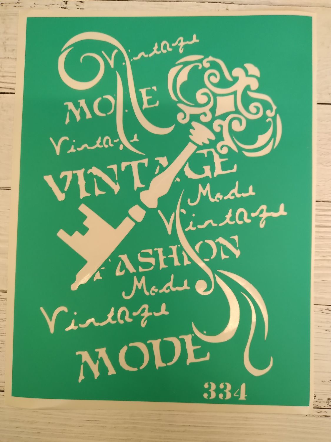 трафарет на клеевой основе,334, 20*15см