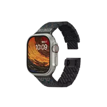 Хромированный ремешок Pitaka Dreamland для Apple Watch (лестница / мозаика)