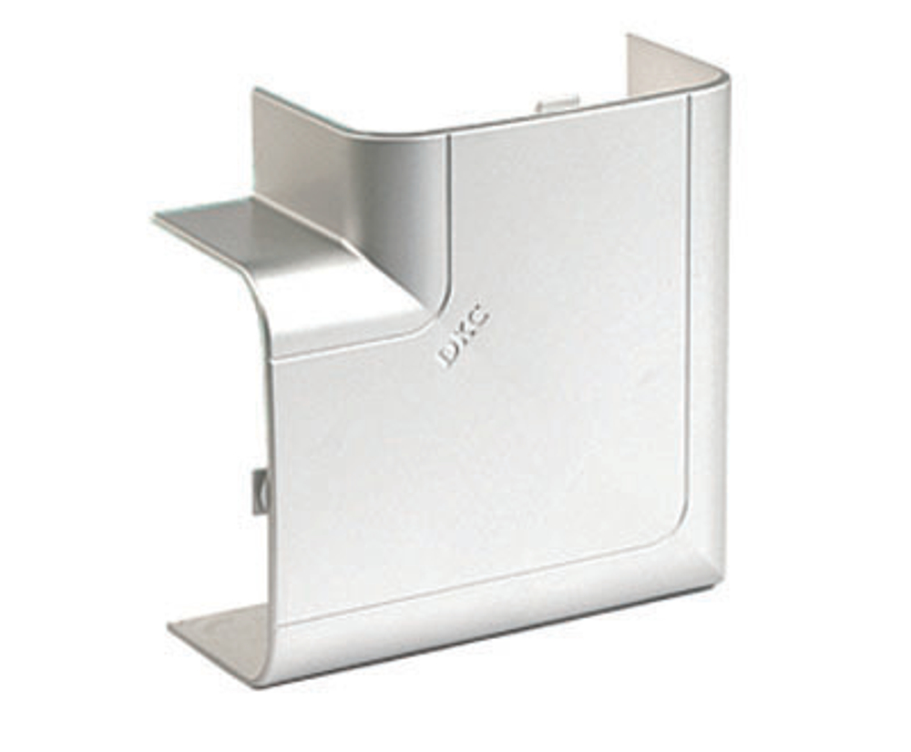 Угол плоский 140х50 мм, цвет серый металлик