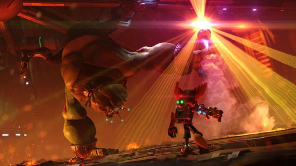 Ratchet & Clank (Хиты PlayStation) (диск для PS4, полностью на русском языке)