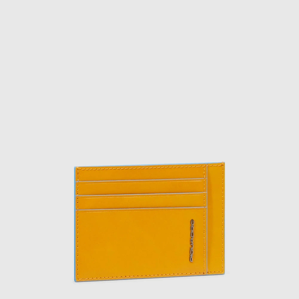 Чехол для кредитных карт Piquadro Blue Square/Giallo