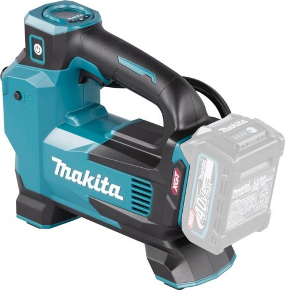 Компрессор автомобильный MAKITA MP001GZ 4 насадки, без аккум.и з/у.