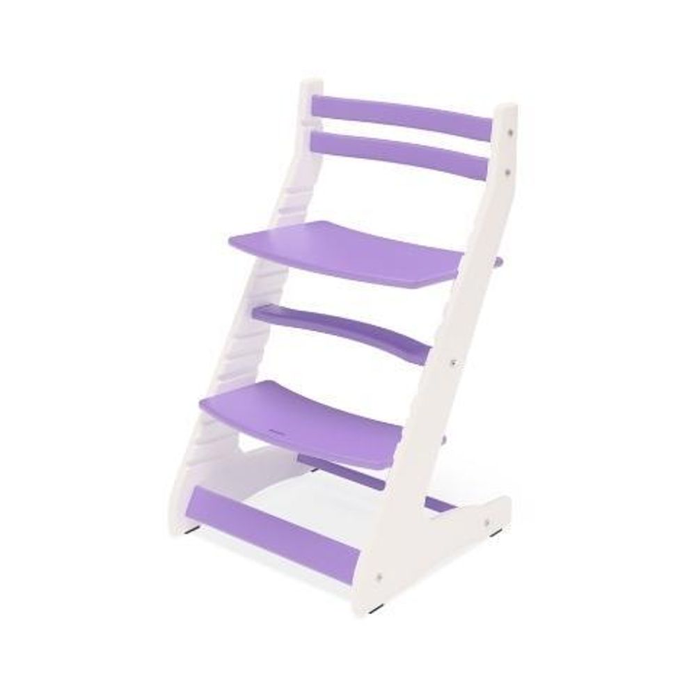 Растущий стул Вырастайка Бело-фиолетовый