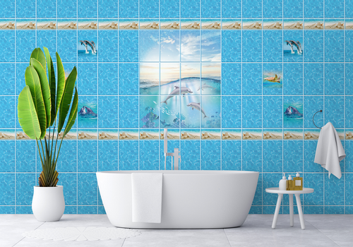 Панель ПВХ фотопечать Мальдивы узор 1 2700х250мм