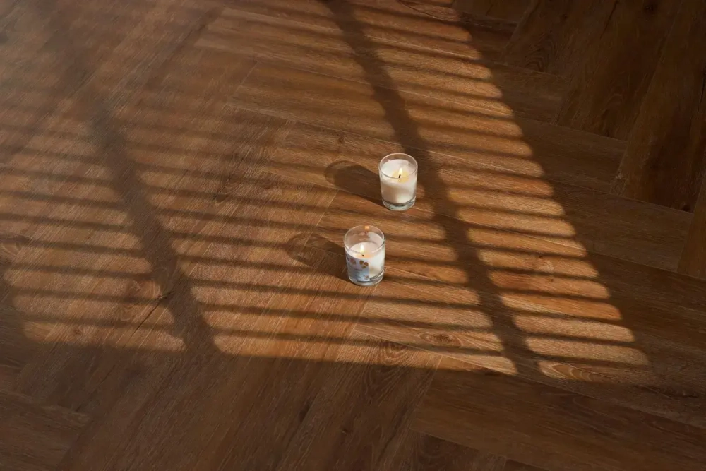 Кварц-винил SPC Steinholz Herringbone 4,5 мм Кайфер 1.14688 м2