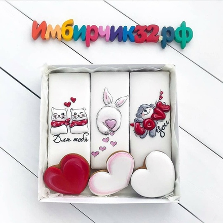 Имбирные пряники Любовь