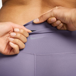 Leginsy Nike Dri-Fit One High-Waisted Capri Leggings - Фиолетовый