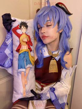 Мини дакимакура Монки Д. Луффи из Ван-Пис арт. M0445, 60х20 см