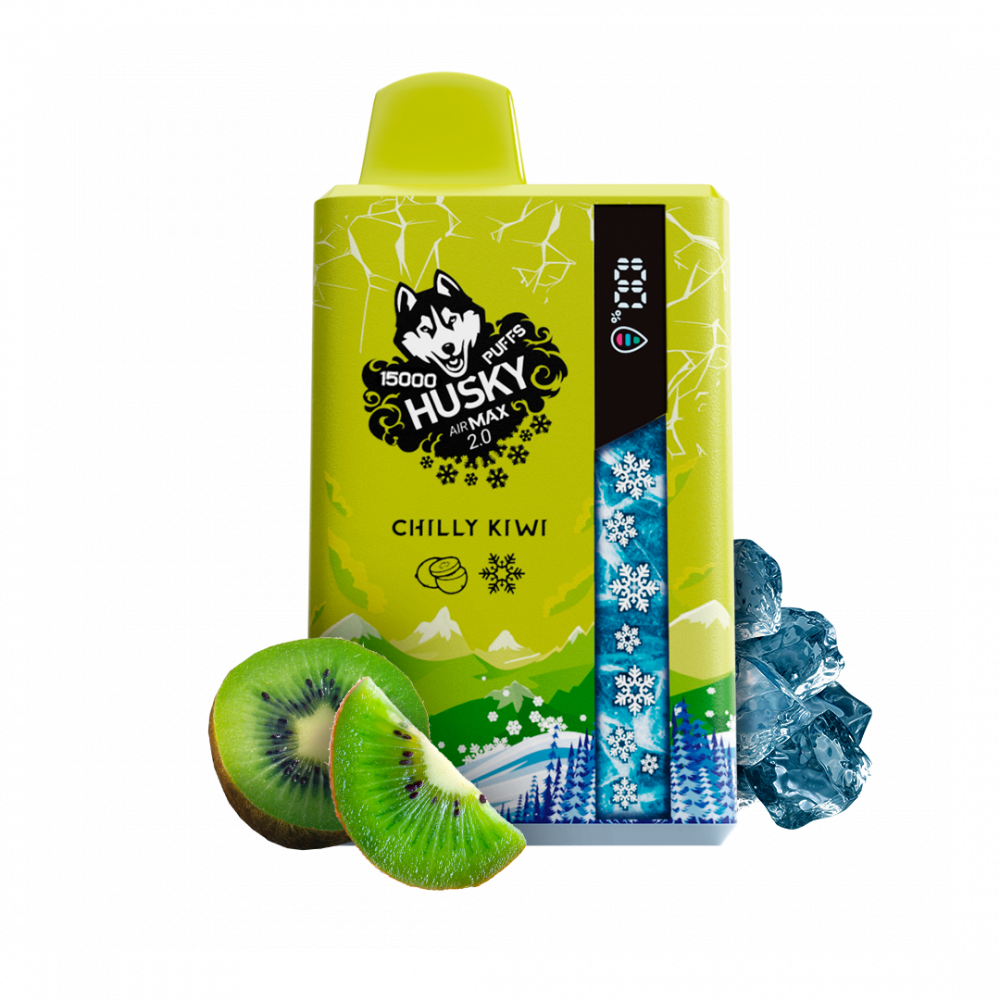 Одноразовая электронная сигарета Husky Airmax 2.0 - Chilly Kiwi (15000 затяжек) Одноразовая электронная сигарета Husky Airmax 2.0 - Chilly Kiwi (15000 затяжек)