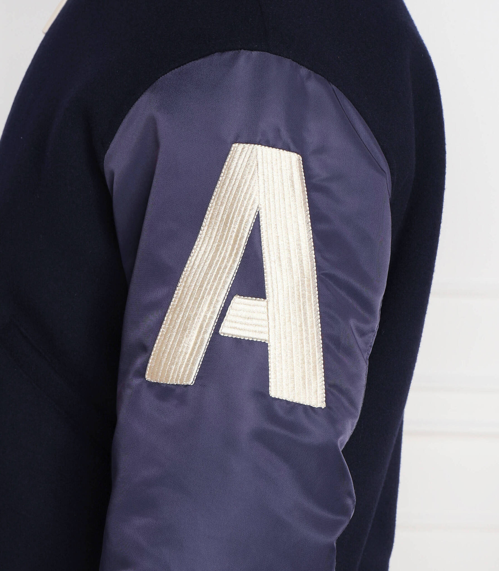 хлопковая куртка бомбер Emporio Armani - темно-синий(6L1BL8 1NMYZ)