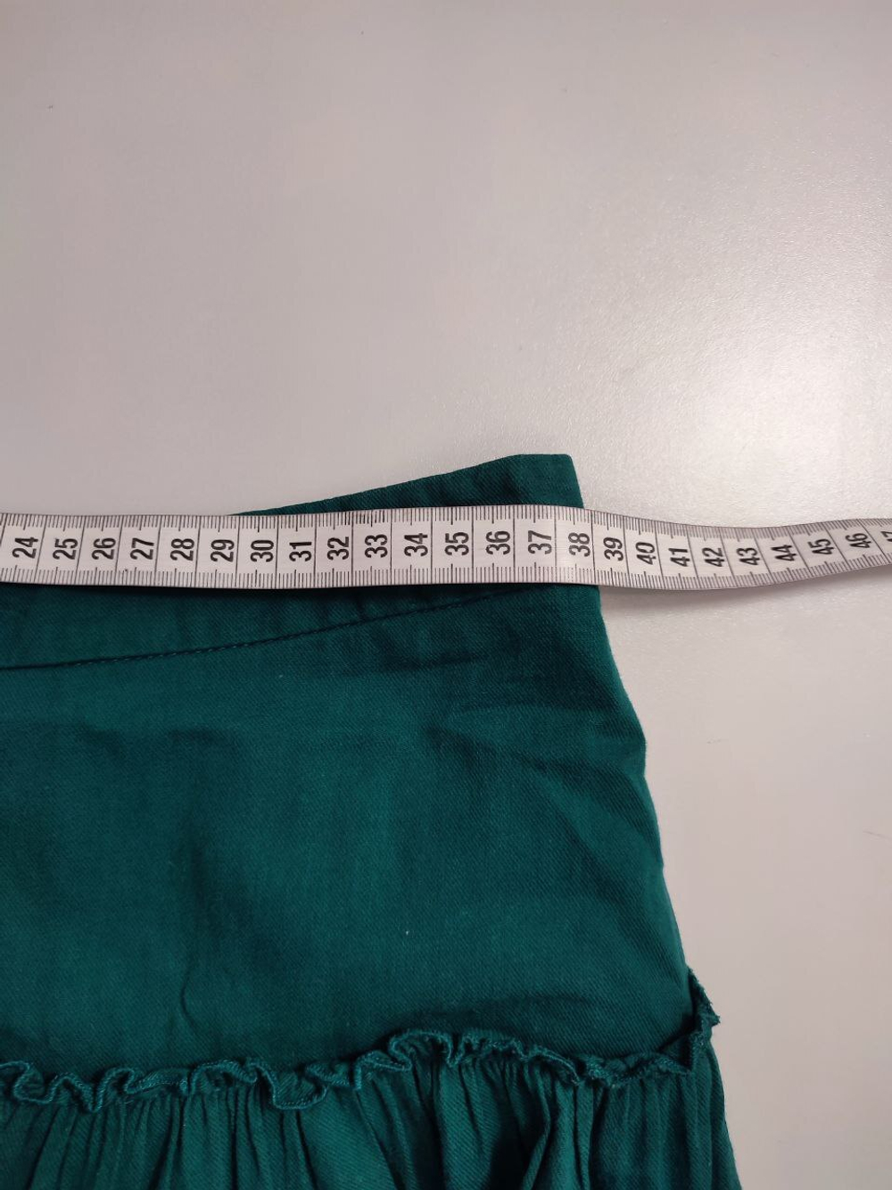 Юбка ярусная из хлопка 42 размер