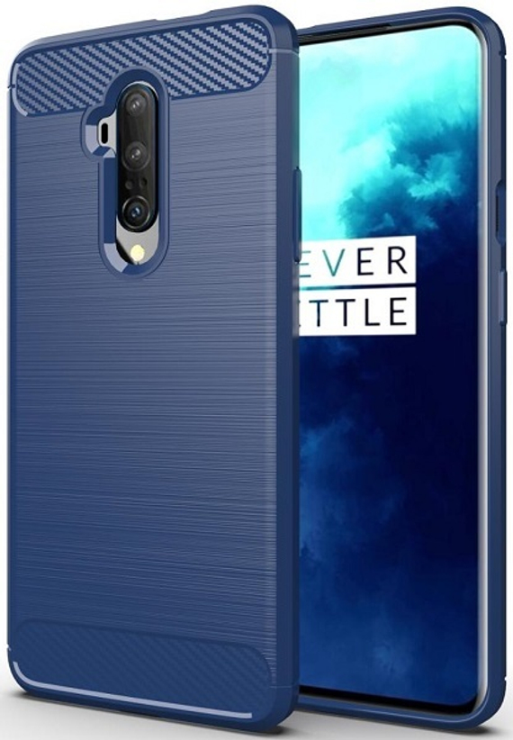 Чехол для OnePlus 7T Pro цвет Blue (синий), серия Carbon от Caseport
