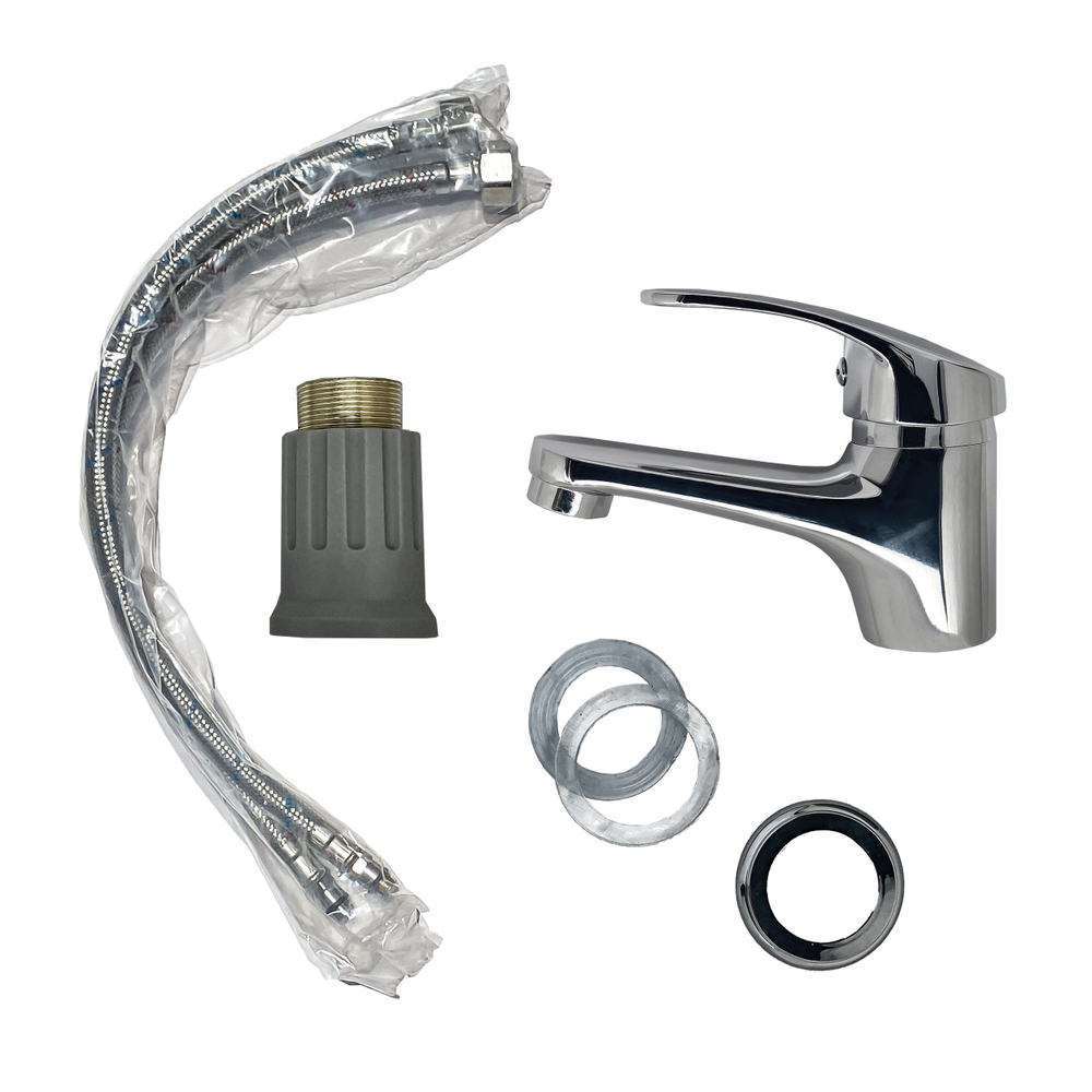 Смеситель для ванны с длинным изливом и душевым набором латунь CULTO SPIKE BL01SPK