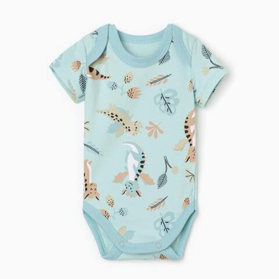 Боди "Дракоша", р. 62-68 , голубой, 9563206 (Крошка Я)