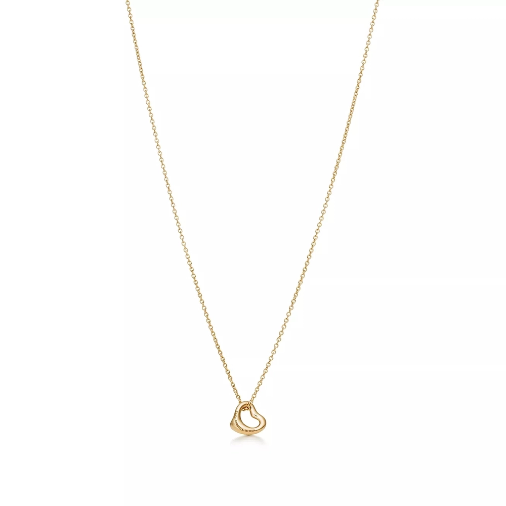 Подвеска из золота 18к(750проба), 7мм.Tiffany 💠open heart ,
