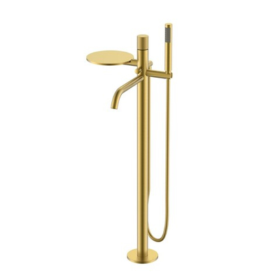 Смеситель STICK напольный Matt Gold SPIRALE