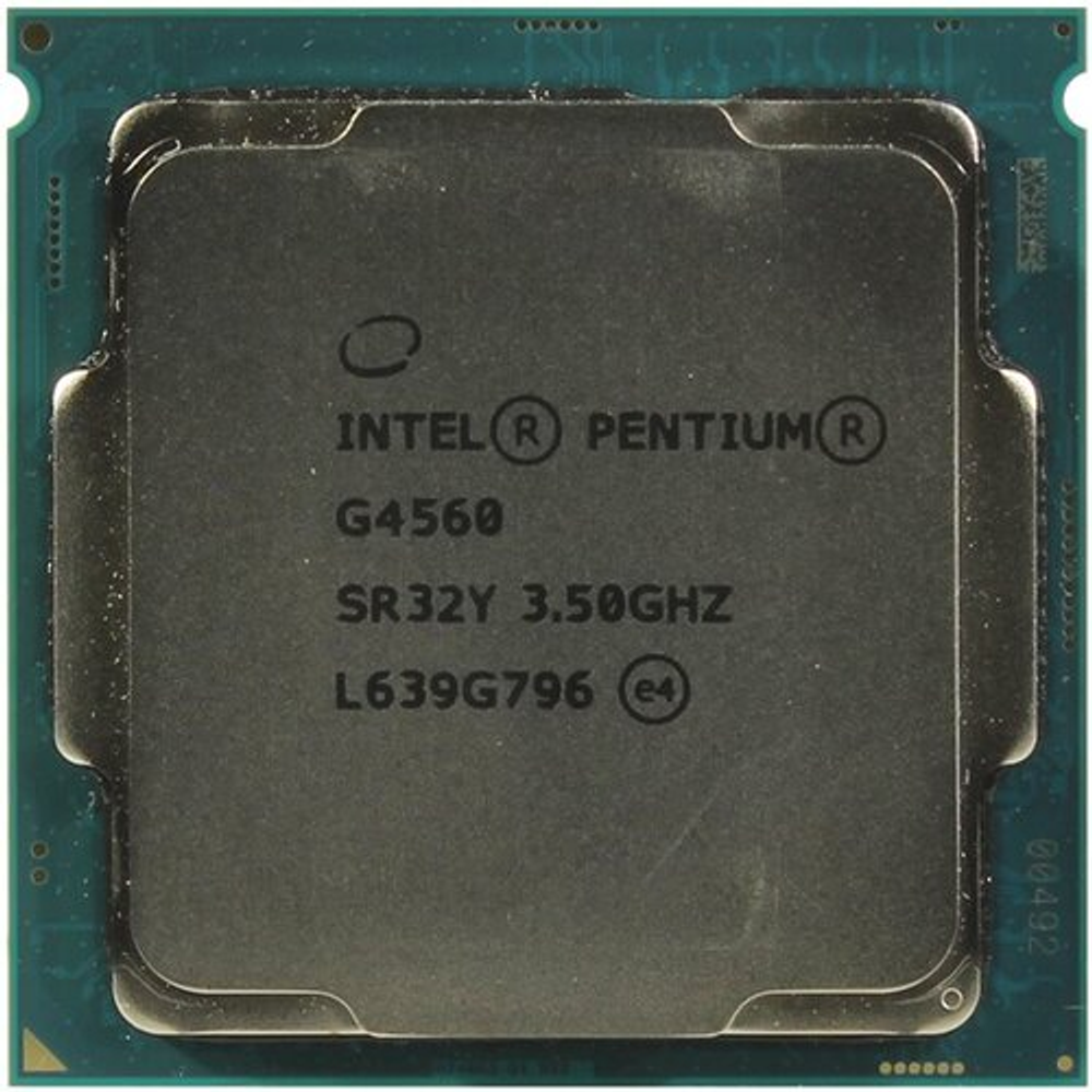 Процессор CPU Intel Pentium G4560 3.5 GHz/2core/SVGA HD Graphics 610/0.5+3Mb/54W/8GT/s LGA1151