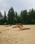 Шезлонг парковый "Морской"