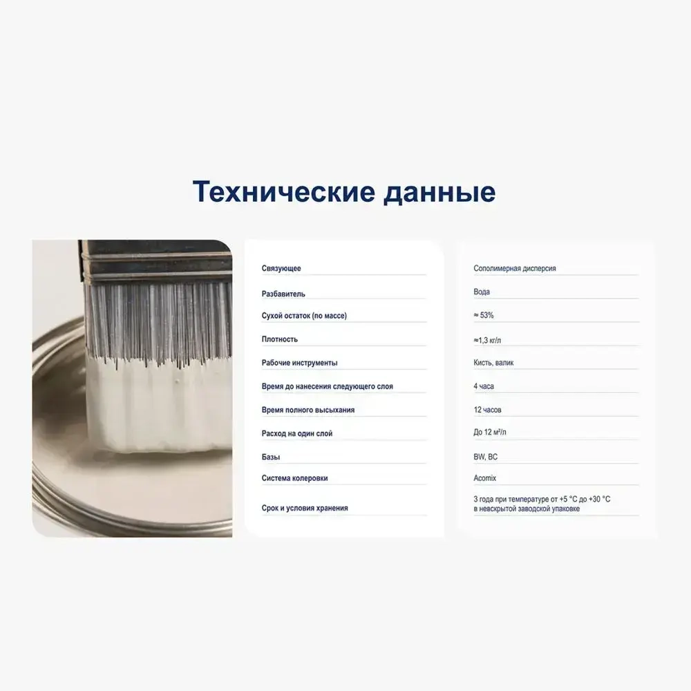 Краска для окон и дверей на водной основе Dulux Окна и двери полуматовая база BW 0,75 л.