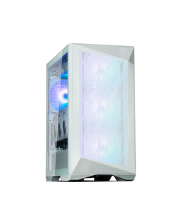 Корпус ZALMAN Z9 Iceberg MS, EATX, WHITE, WINDOW, 4x3.5", 5x2.5", 2xUSB2.0, 2xUSB3.0, 1xUSB 3.1 Gen2 Type-C, FRONT 3x140mm ARGB, REAR 1x140mm ARGB