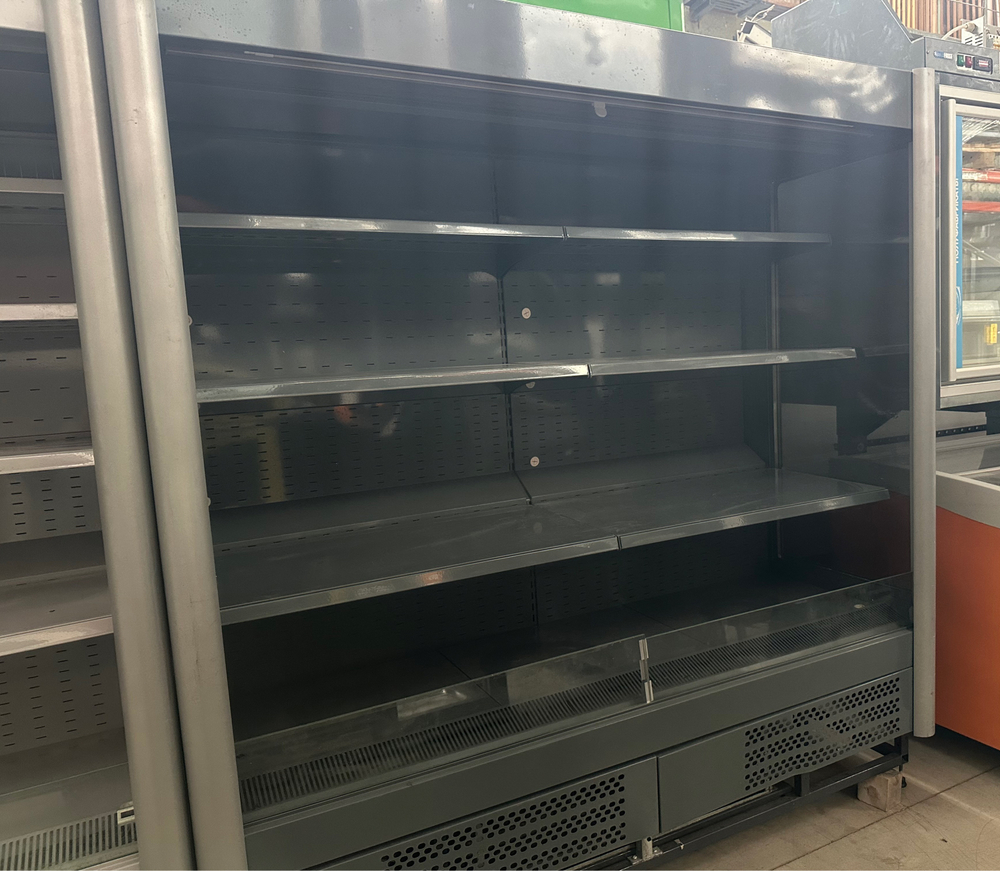 Горка холодильная Brandford 1900мм Графит/Серая (открытая)