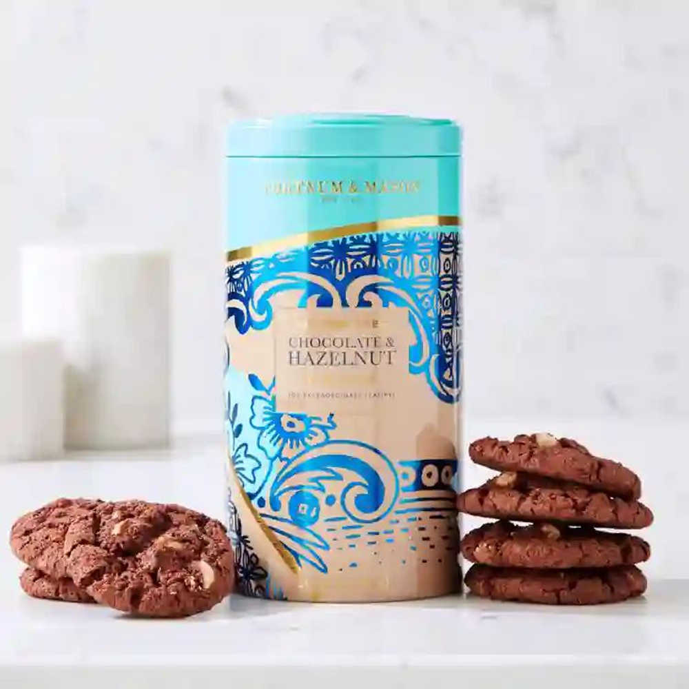 Fortnum&Mason Безглютеновое и веганское печенье Piccadilly с шоколадом и фундуком, 200 г