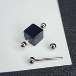 Коннектор сталь, с отвинчивающимся шариком, для колец из каучука, р-р 20×3.9мм, штучно