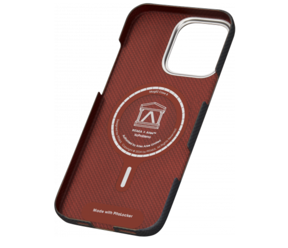 Чехол iPhone 16 Pro Max Pitaka Tactile Woven Case (Aries) NoProblemo