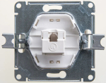 GLOSSA РОЗЕТКА компьютерная RJ45 кат. 5e, механизм, ПЕРЛАМУТР