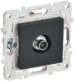 SKANDY Розетка TV оконечная SK-A12G графит IEK