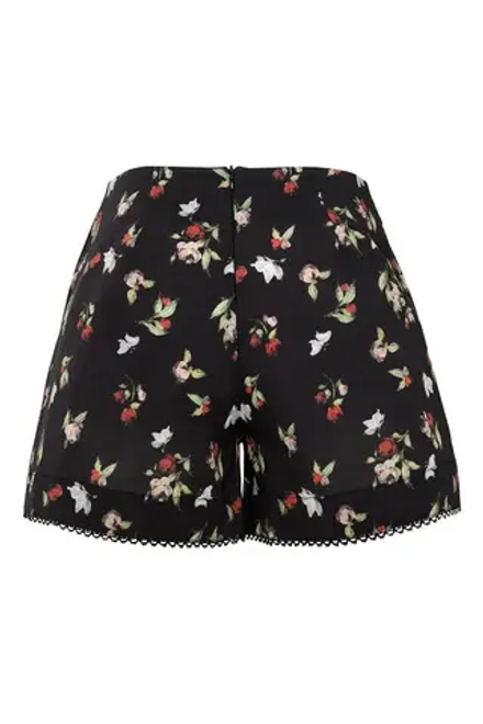 «Flower pants» Шорты из хлопка с кружевной отделкой. (2)