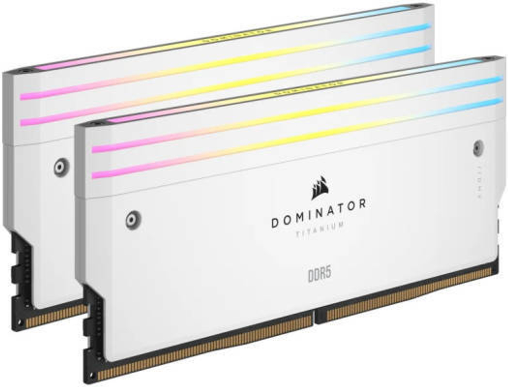 Оперативная память Corsair Dominator Titanium RGB DDR5-7000/7200 32-128 ГБ (чёрный / белый)