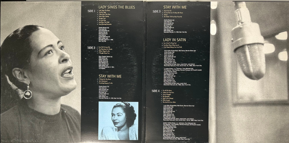 Billie Holiday ‎– Billie Holiday 2LP (Европа 2013г.)