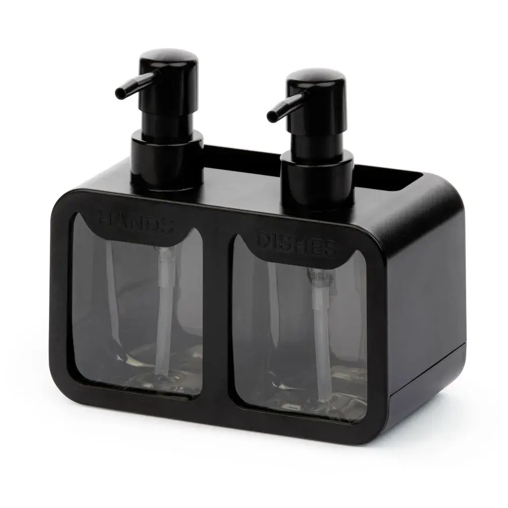 Дозатор для моющего средства и мыла, чёрный (комплект 30 шт)