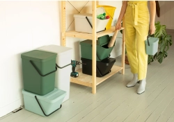 Brabantia Контейнер для мусора Sort & Go 20л для сортировки Jade Green 277764