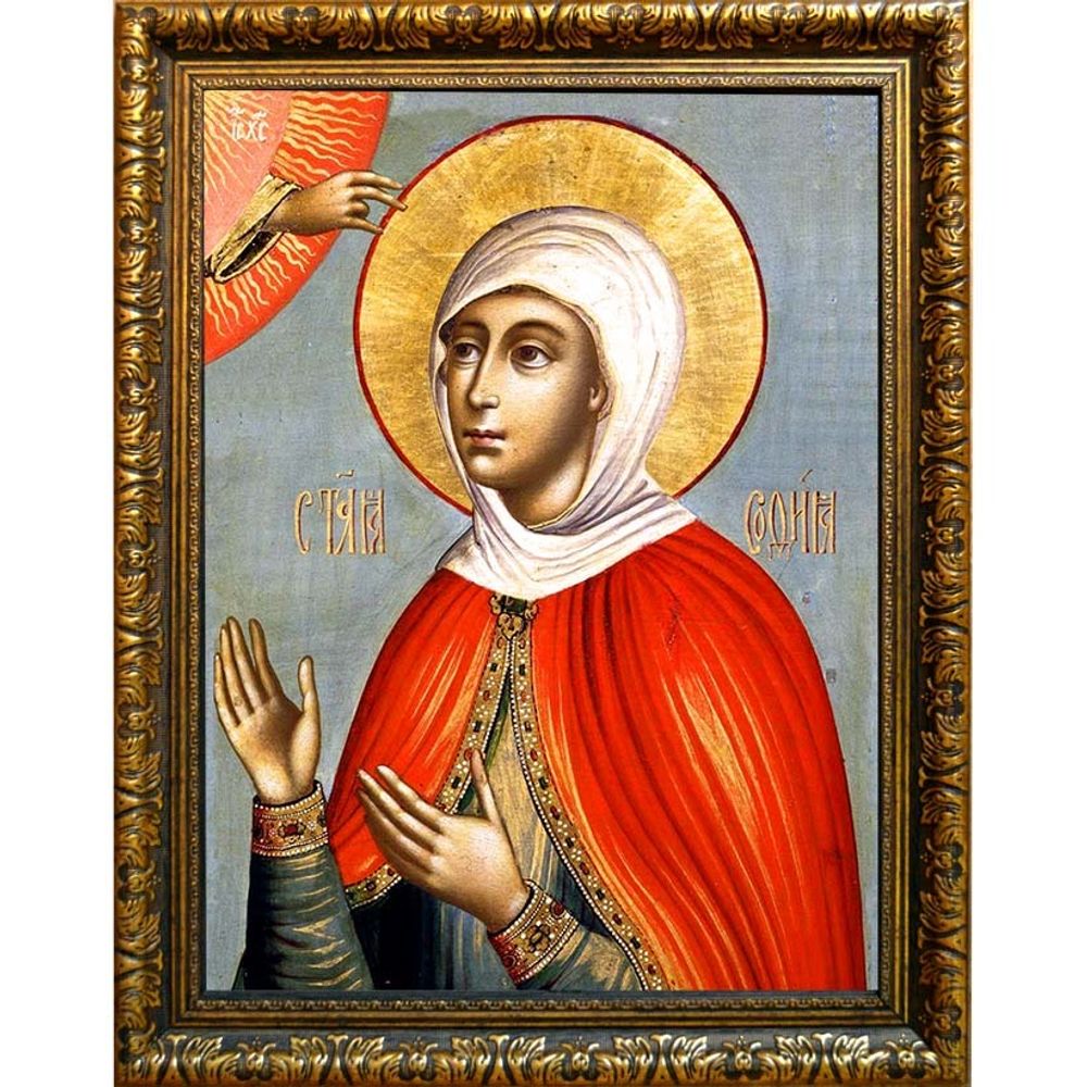 София Египетская мученица. Икона на холсте.