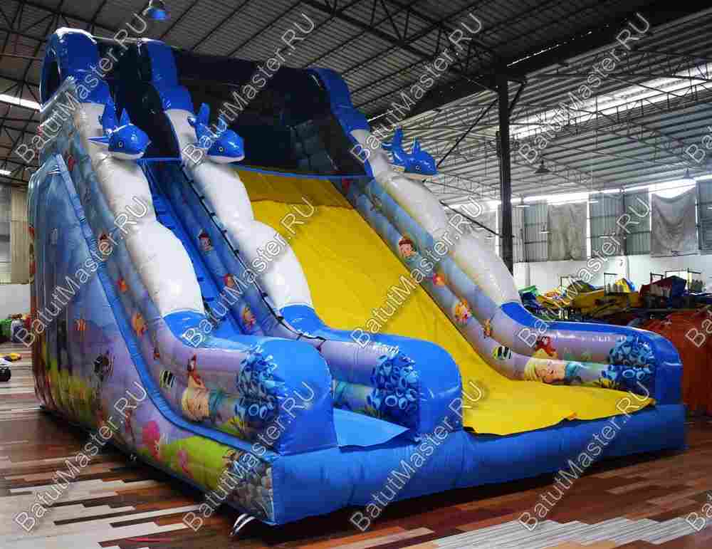 Надувная горка "Морская история", 8*5*7 м