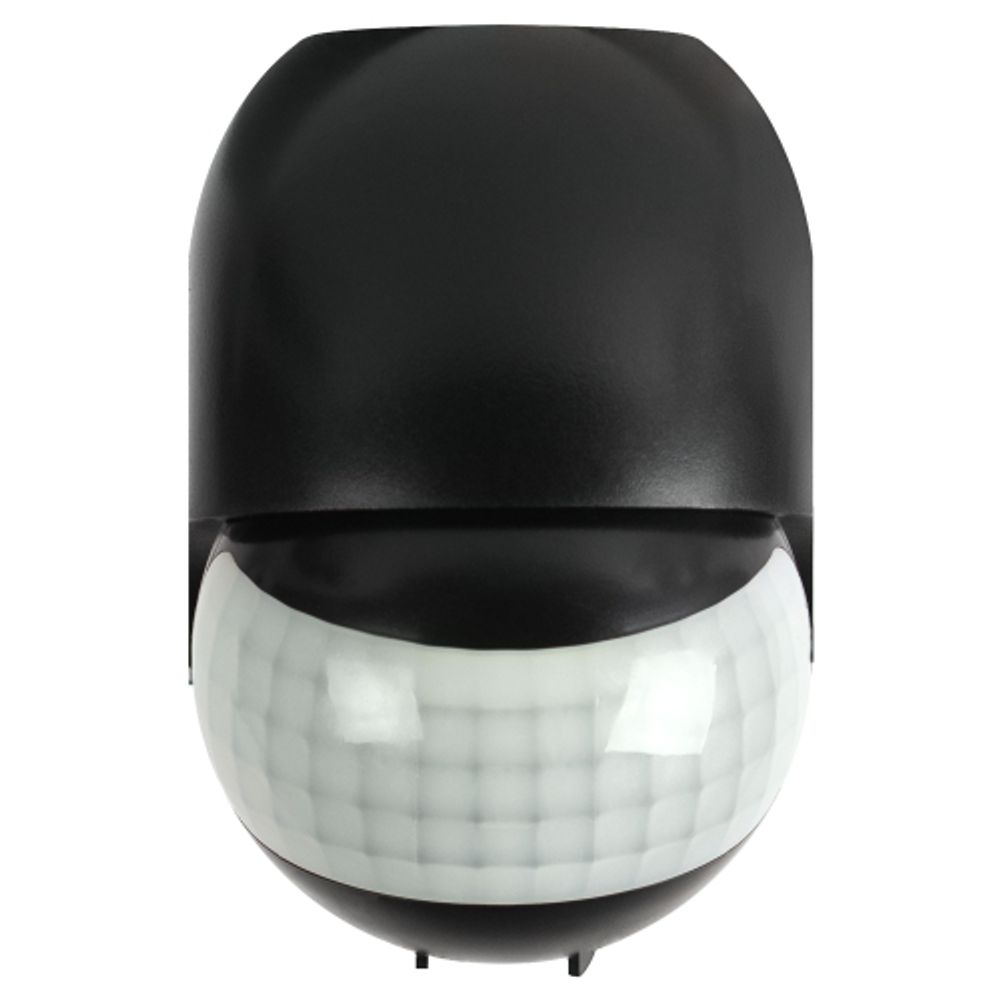 Датчик движения ЭРА MD 011 настенный инфракрасный 1200 Вт угол 180° IP44 черный | Датчики движения