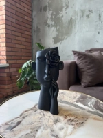 Кашпо - Скульптура - Гипсовая голова Романтик