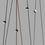 DK5543-BK Поворотный светильник для трека-ремня Belty, серия Spot, со светодиодом, D100*H107мм, 48V DC, 12W, RA90, 120°, 3000K, IP20, черный, алюминий