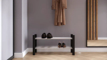 Полка для обуви - аналог IKEA/МИЧА/ИКЕА, 82x33см, черный