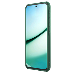 Чехол зеленого цвета (Dark Green) с защитной шторкой для камеры от Nillkin на Samsung Galaxy A36 5G, серия CamShield Pro Case