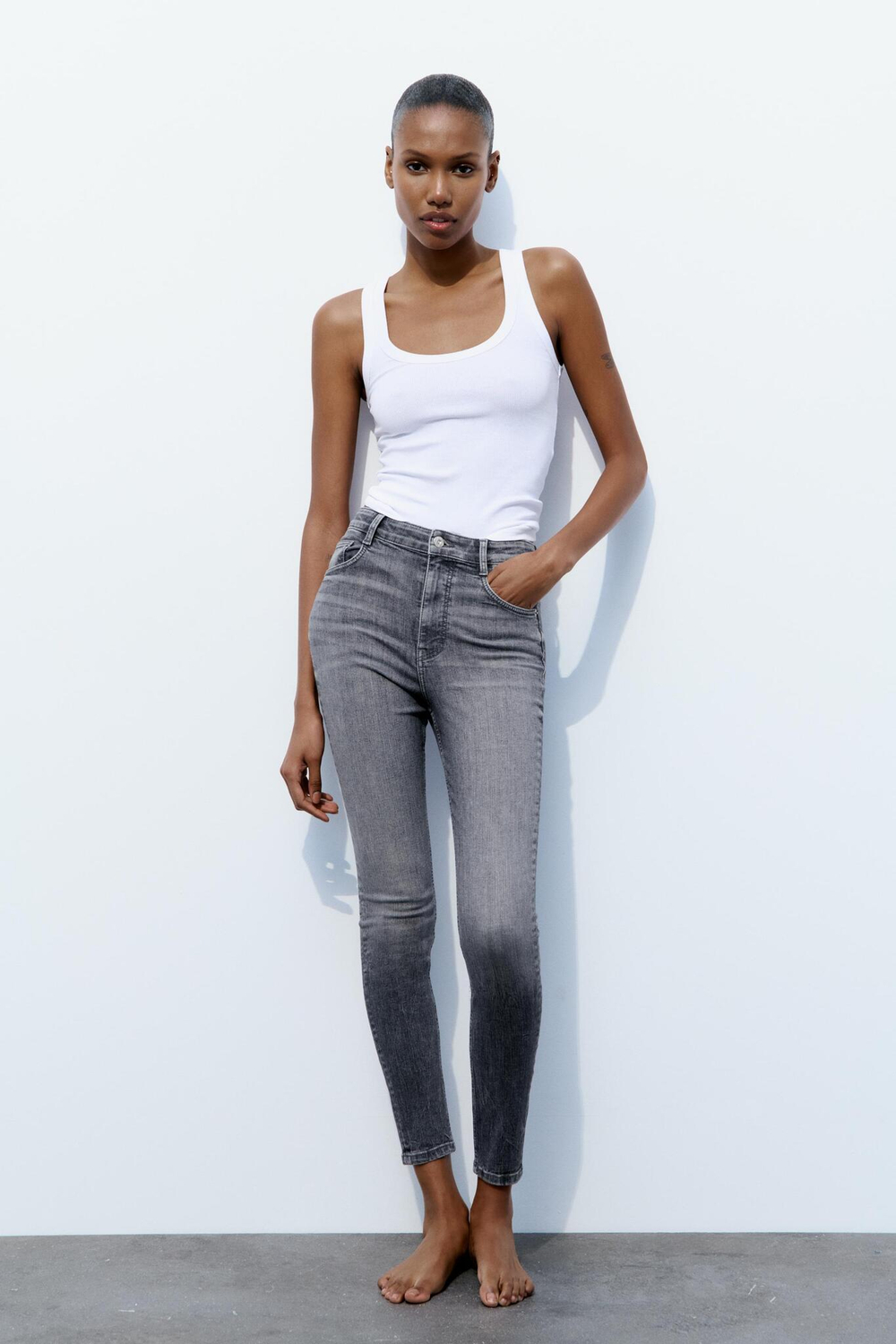 ZARA | ДЖИНСЫ TRF SKINNY SCULPT С ВЫСОКОЙ ПОСАДКОЙ