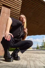 Джинсы Miracle Apparel 2355 Slim Straight женские black