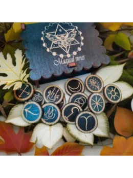 Набор рун «ведьминые» — 15 шт из берёзы